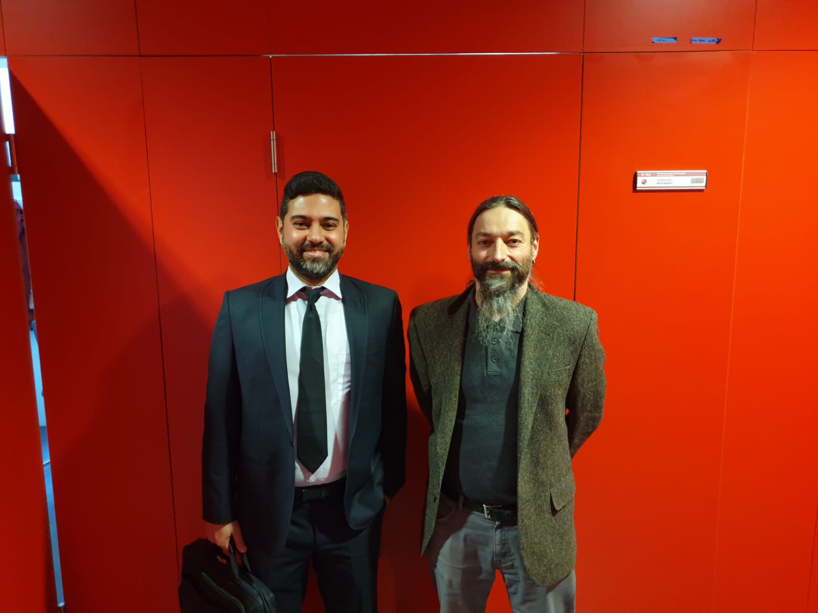 Mehran with prof. Bulanek