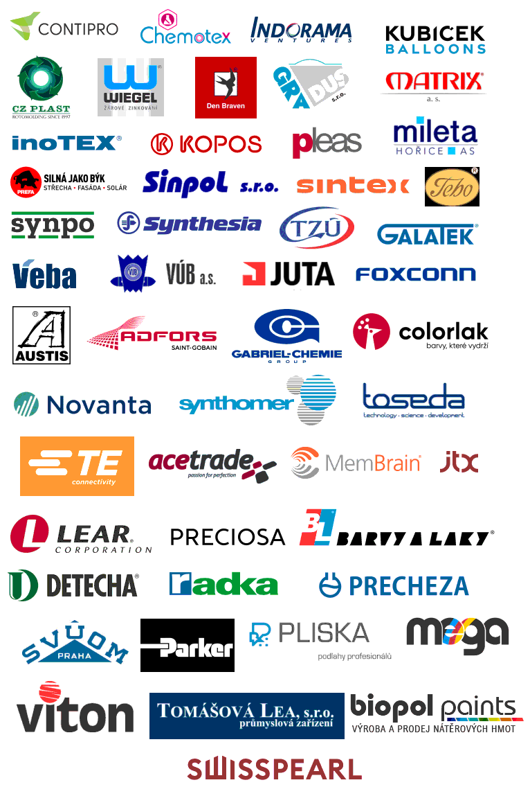 Seznam spolupracujícíh firem v ČR